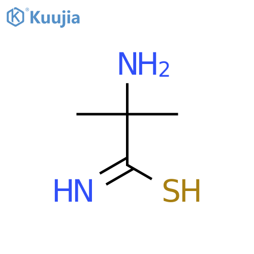 2-amino-2-methylpropanethioamide structure