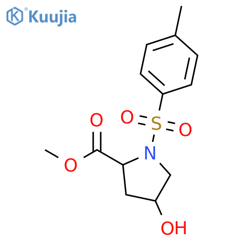 Methyl 4-Hydroxy-1-(4-methylphenyl)sulfonyl-2-pyrrolidinecarboxylate structure