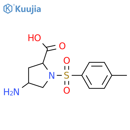 4-Amino-2-pyrrolidinecarboxylic acid; (2S,4S)-form, N1-(4-Methylbenzenesulfonyl) structure