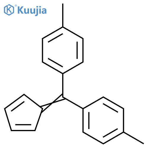 4,4'-(Cyclopenta-2,4-dien-1-ylidenemethylene)bis(methylbenzene) structure
