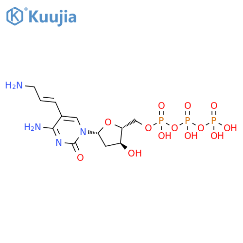 5-(1E)-3-Amino-1-propen-1-yl-2'-deoxycytidine 5’-(Tetrahydrogen Triphosphate) structure
