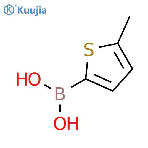 (5-methylthiophen-2-yl)boronic acid structure