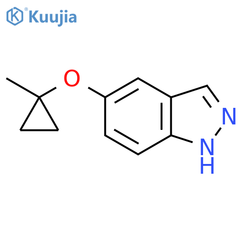 5-(1-methylcyclopropoxy)-1H-indazole structure