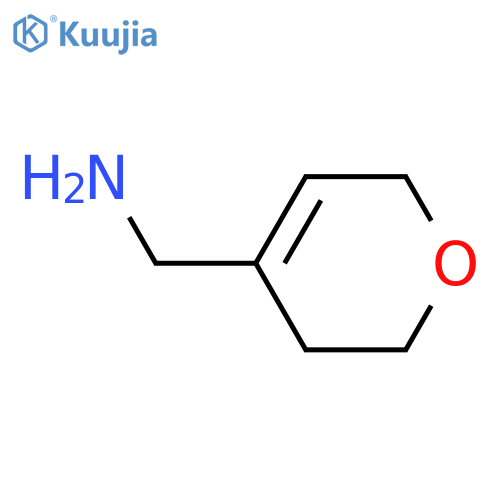 (3,6-dihydro-2H-pyran-4-yl)methanamine structure