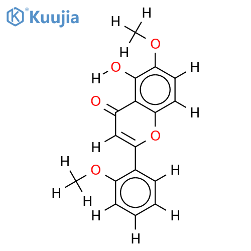 2',6-Di-Me ether-2',5,6-Trihydroxyflavone structure