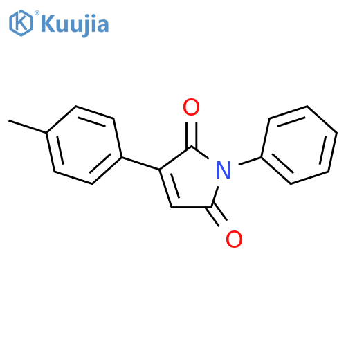 1H-Pyrrole-2,5-dione,3-(4-methylphenyl)-1-phenyl- structure