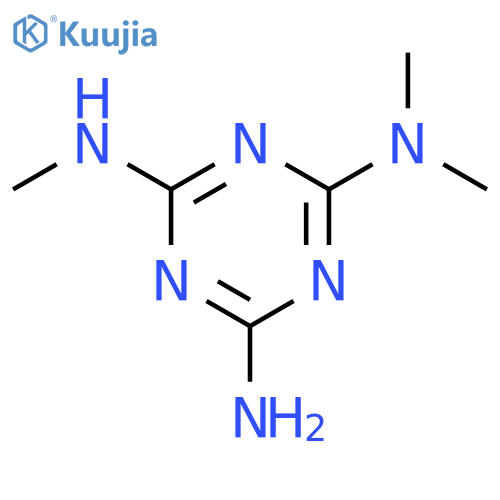 1,3,5-Triazine-2,4,6-triamine,N2,N2,N4-trimethyl- structure