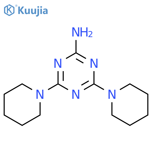 1,3,5-Triazin-2-amine,4,6-di-1-piperidinyl- structure