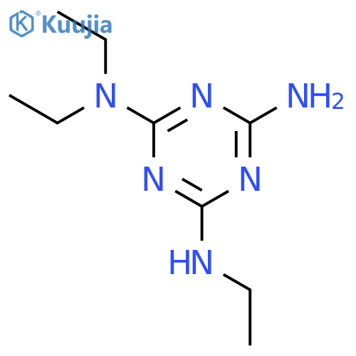 Triethylmelamine structure
