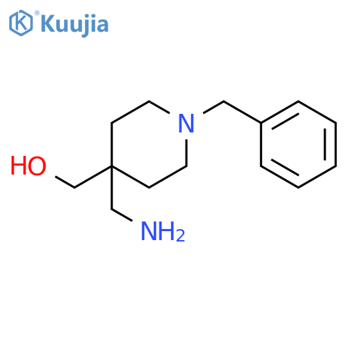 (4-(Aminomethyl)-1-benzylpiperidin-4-yl)methanol structure