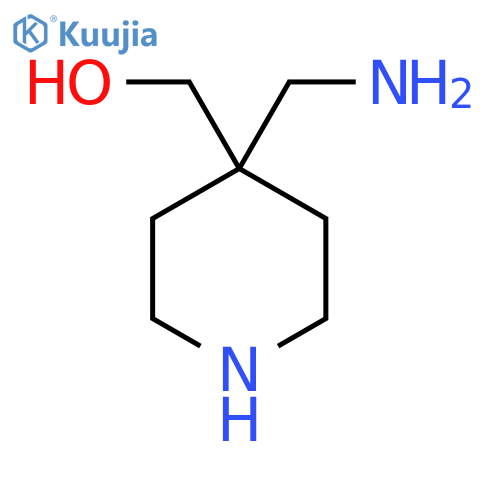 4-(aminomethyl)piperidin-4-ylmethanol structure