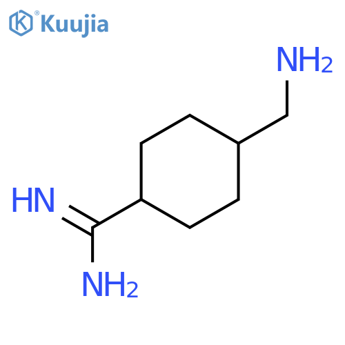 Cyclohexanecarboximidamide,4-(aminomethyl)- structure