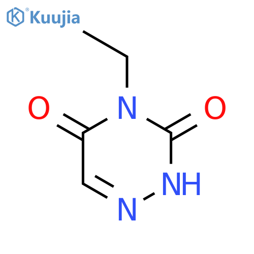 4-ethyl-2,3,4,5-tetrahydro-1,2,4-triazine-3,5-dione structure