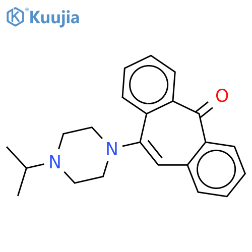 5H-Dibenzo[a,d]cyclohepten-5-one,10-[4-(1-methylethyl)-1-piperazinyl]- structure