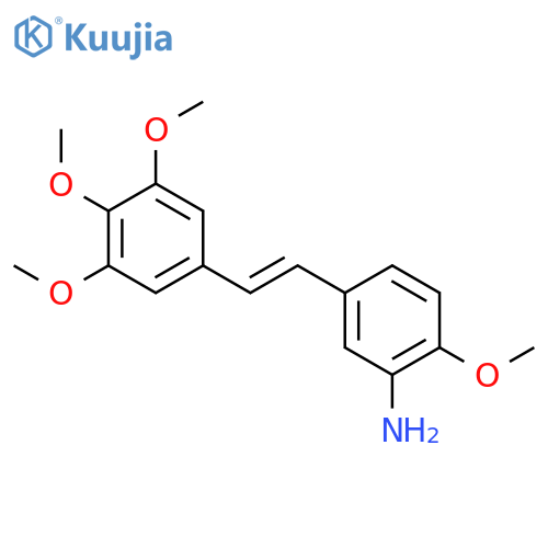 (Z)-2-Methoxy-5-(3,4,5-trimethoxystyryl)aniline structure