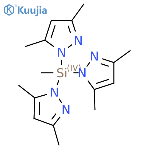 Tris(3,5-dimethylpyrazol-1-yl)methylsilane structure