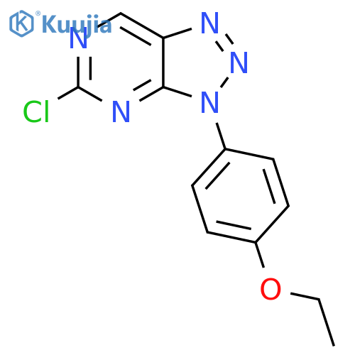 5-chloro-3-(4-ethoxyphenyl)-3H-1,2,3triazolo4,5-dpyrimidine structure