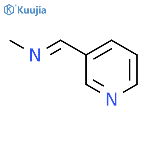 N-(Pyridin-3-ylmethylene)methanamine structure