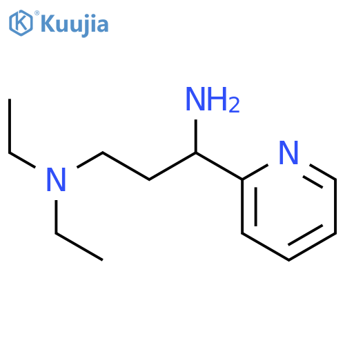 1,3-Propanediamine,N3,N3-diethyl-1-(2-pyridinyl)- structure