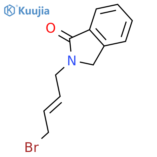 1H-Isoindol-1-one, 2-(4-bromo-2-butenyl)-2,3-dihydro- structure