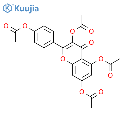 2-(4-Acetoxyphenyl)-4-oxo-4H-chromene-3,5,7-triyl triacetate structure