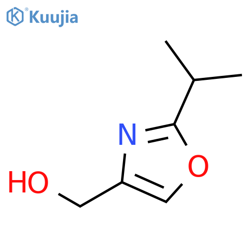 2-(propan-2-yl)-1,3-oxazol-4-ylmethanol structure