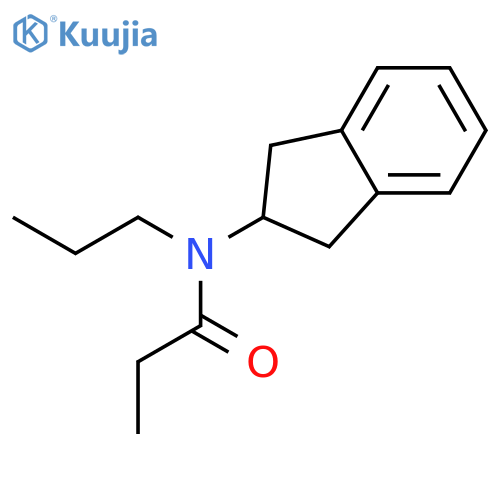 Propanamide, N-(2,3-dihydro-1H-inden-2-yl)-N-propyl- structure