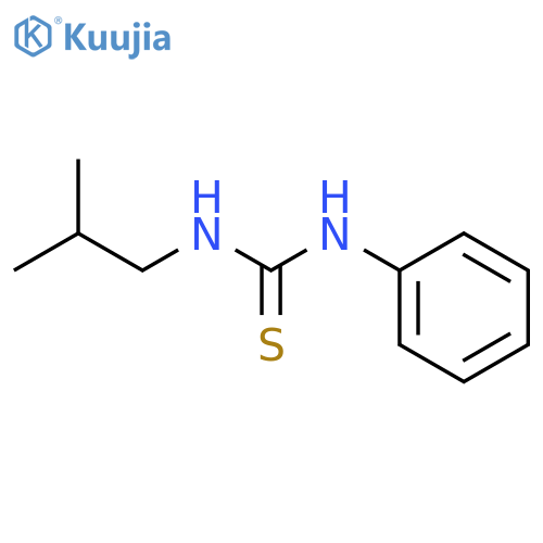 Thiourea,N-(2-methylpropyl)-N'-phenyl- structure