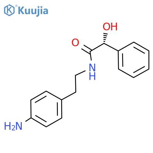 (R)-2-Hydroxy-N-[2-(4-aminophenyl)ethyl]-2-phenylethanamide structure