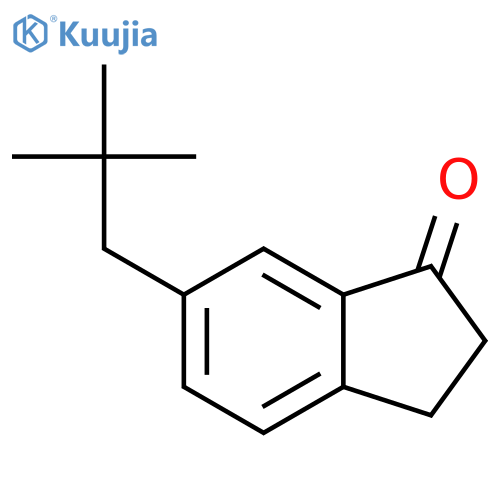 6-tert-butyl-2,3-dihydro-1H-inden-1-one structure
