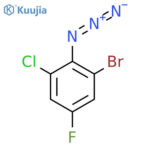 2-Azido-1-bromo-3-chloro-5-fluorobenzene structure