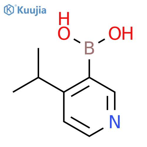 4-Isopropylpyridine-3-boronic acid structure