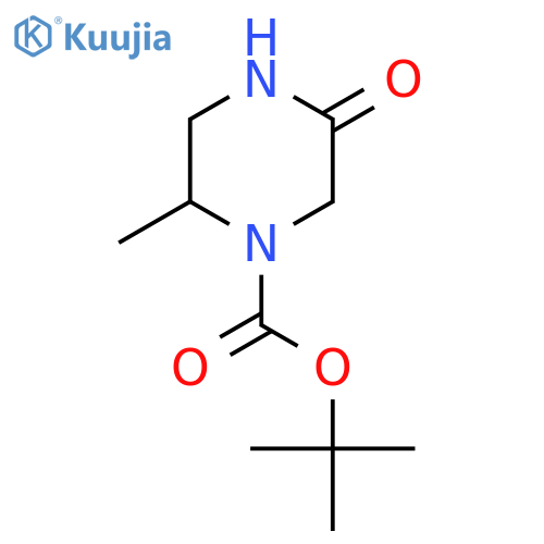 (S)-1-Boc-2-methyl-5-oxopiperazine structure
