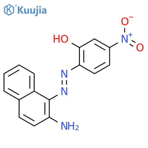 Phenol,2-[2-(2-amino-1-naphthalenyl)diazenyl]-5-nitro- structure