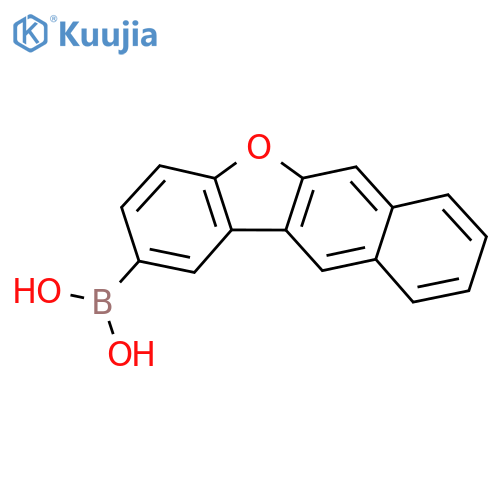 Naphtho[2,3-b]benzofuran-2-ylboronic acid structure