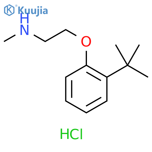 2-(2-tert-Butylphenoxy)ethyl(methyl)amine Hydrochloride structure