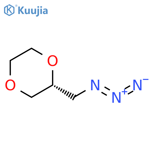 (2R)-2-(azidomethyl)-1,4-dioxane structure