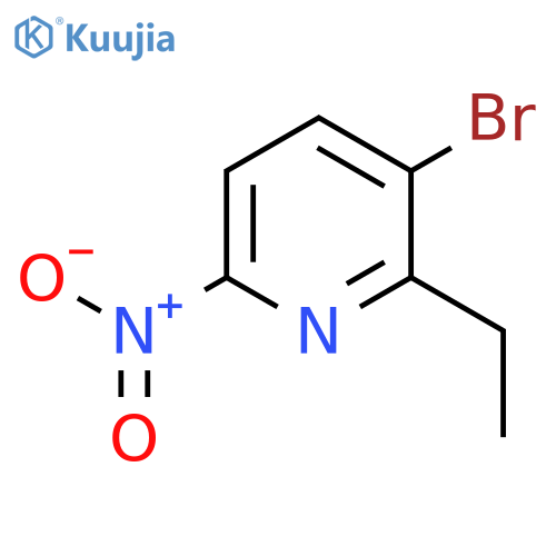 3-Bromo-2-ethyl-6-nitropyridine structure