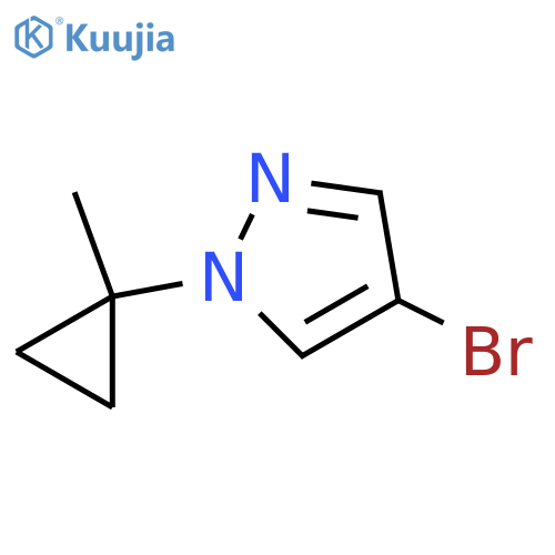 4-bromo-1-(1-methylcyclopropyl)-1H-pyrazole structure