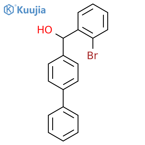Biphenyl-4-yl(2-bromophenyl)methanol structure
