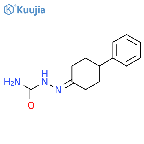 Hydrazinecarboxamide, 2-(4-phenylcyclohexylidene)- structure
