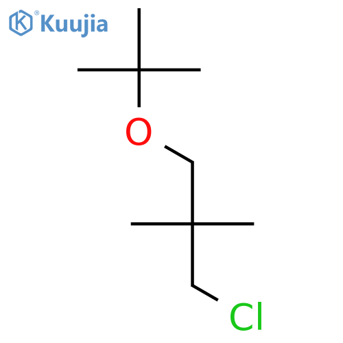 Propane, 1-chloro-3-(1,1-dimethylethoxy)-2,2-dimethyl- structure
