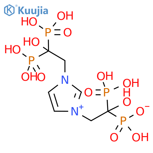 1H-Imidazolium, 1,3-bis(2-hydroxy-2,2-diphosphonoethyl)-, inner salt structure