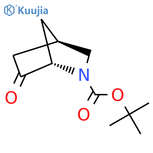 tert-butyl (1S,4R)-6-oxo-2-azabicyclo[2.2.1]heptane-2-carboxylate structure