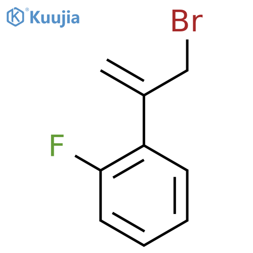 1-(3-Bromoprop-1-en-2-yl)-2-fluorobenzene structure