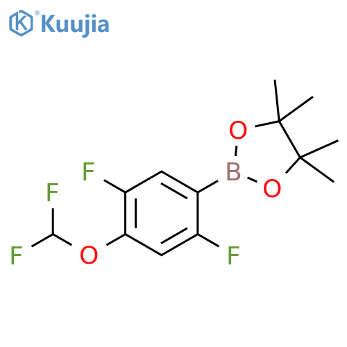 2-(4-(Difluoromethoxy)-2,5-difluorophenyl)-4,4,5,5-tetramethyl-1,3,2-dioxaborolane structure