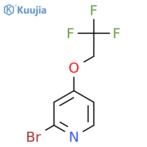 2-Bromo-4-(2,2,2-trifluoroethoxy)pyridine structure