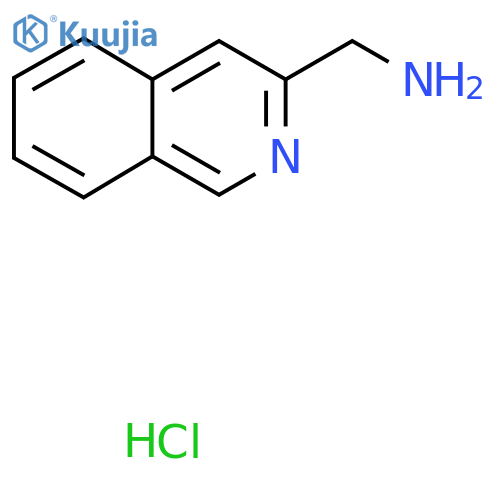 Isoquinolin-3-ylmethanamine hydrochloride structure