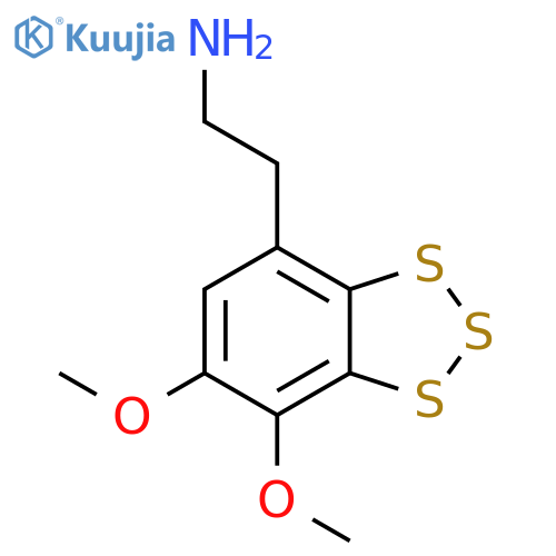 4-Benzotrithioleethanamine,6,7-dimethoxy- structure