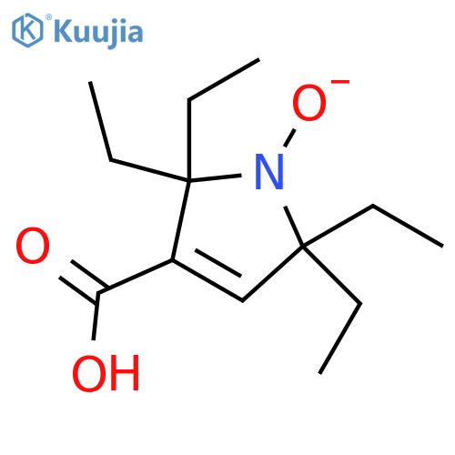 2,2,5,5-Tetraethyl-1-(l1-oxidaneyl)-2,5-dihydro-1H-pyrrole-3-carboxylic Acid structure